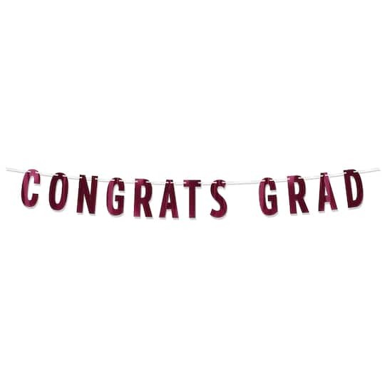 Beistle 5ft. Congrats Grad Streamer